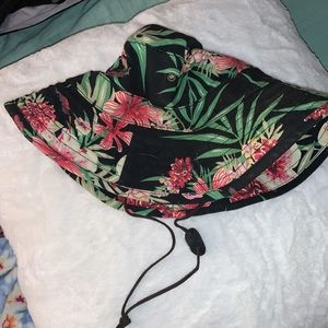 Obey floral bucket hat